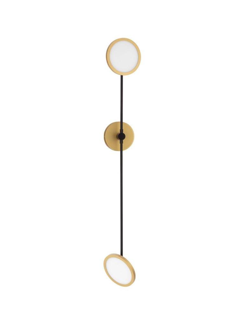 Wall lamps - Luces Exclusivas ABOT Wall-mounted Modern Black 2xLED max 18W 3000K LE43212. - product kolory-swiatla.pl 1