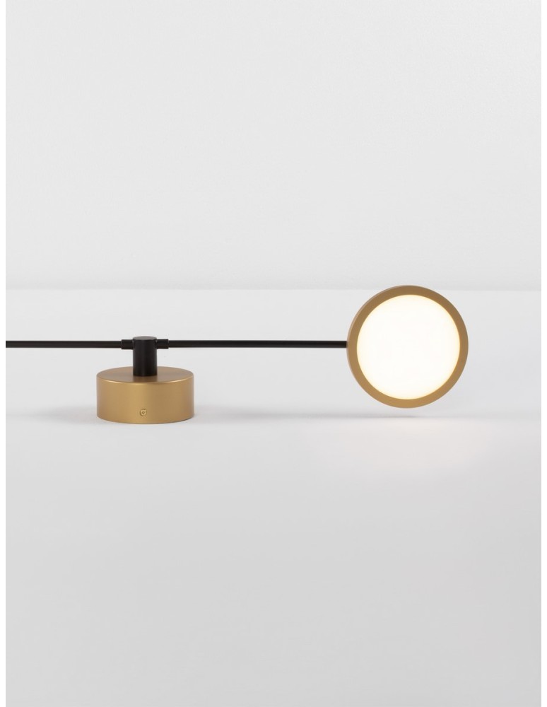Wall lamps - Luces Exclusivas ABOT Wall-mounted Modern Black 2xLED max 18W 3000K LE43212. - product kolory-swiatla.pl 3