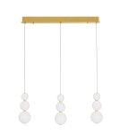 Pendant lamps - Luces Exclusivas ADAN Pendant Modern Gold and Shades of Gold 3xLED max 24W 3000K LE43213 - product 1
