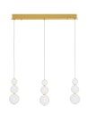 Luces Exclusivas ADAN Wisząca Nowoczesna złoty i odcienie złota 3xLED max 24W 3000K LE43213