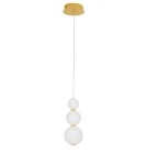 Pendant lamps - Luces Exclusivas ADAN Pendant Modern Gold and shades of gold 1xLED max LE43215 - product 1