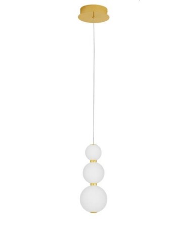 Luces Exclusivas ADAN Pendant Modern Gold and shades of gold 1xLED max LE43215