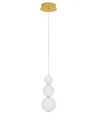Luces Exclusivas ADAN Pendant Modern Gold and shades of gold 1xLED max LE43215