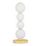 LED table lamps - Luces Exclusivas ADAN Table gold and shades of gold 1xLED max 10W 3000K LE43216 - product 1