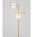 Pendant lamps - Luces Exclusivas AGIL Pendant Modern Gold and Shades of Gold 3xLED max 26W 3000K LE43218 - product 4