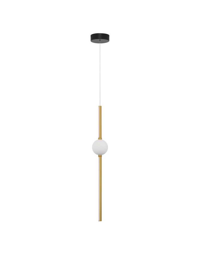 Pendant lamps - Luces Exclusivas AGIL Pendant Modern Gold and shades of gold 1xLED max 14W 3000K LE43220 - product kolory-swiatla.pl 1
