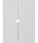 Pendant lamps - Luces Exclusivas AGIL Pendant Modern Gold and shades of gold 1xLED max 14W 3000K LE43220 - product 3