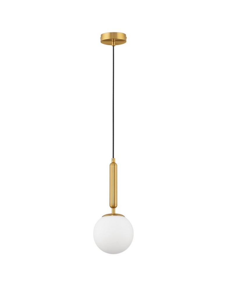 Single pendant lamps - Luces Exclusivas AGRO Pendant Modern Gold and Gold Shades 1xE27 max 12W LE43222 - product kolory-swiatla.pl 1