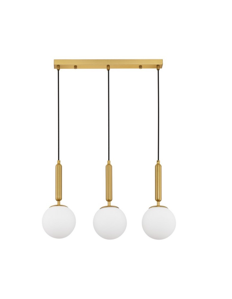 Pendant lamps - Luces Exclusivas AGRO Pendant Modern Black 3xE27 max 12W LE43225 - product kolory-swiatla.pl 1