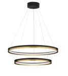 Pendant lamps - Luces Exclusivas BANE Pendant Modern Black 2xLED max 98W 3000K LE43226 - product 1