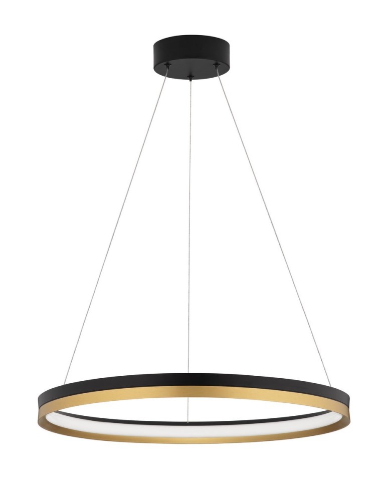 Pendant lamps - Luces Exclusivas BANE Pendant Modern Black 1xLED max 33W 3000K LE43227 - product kolory-swiatla.pl 1
