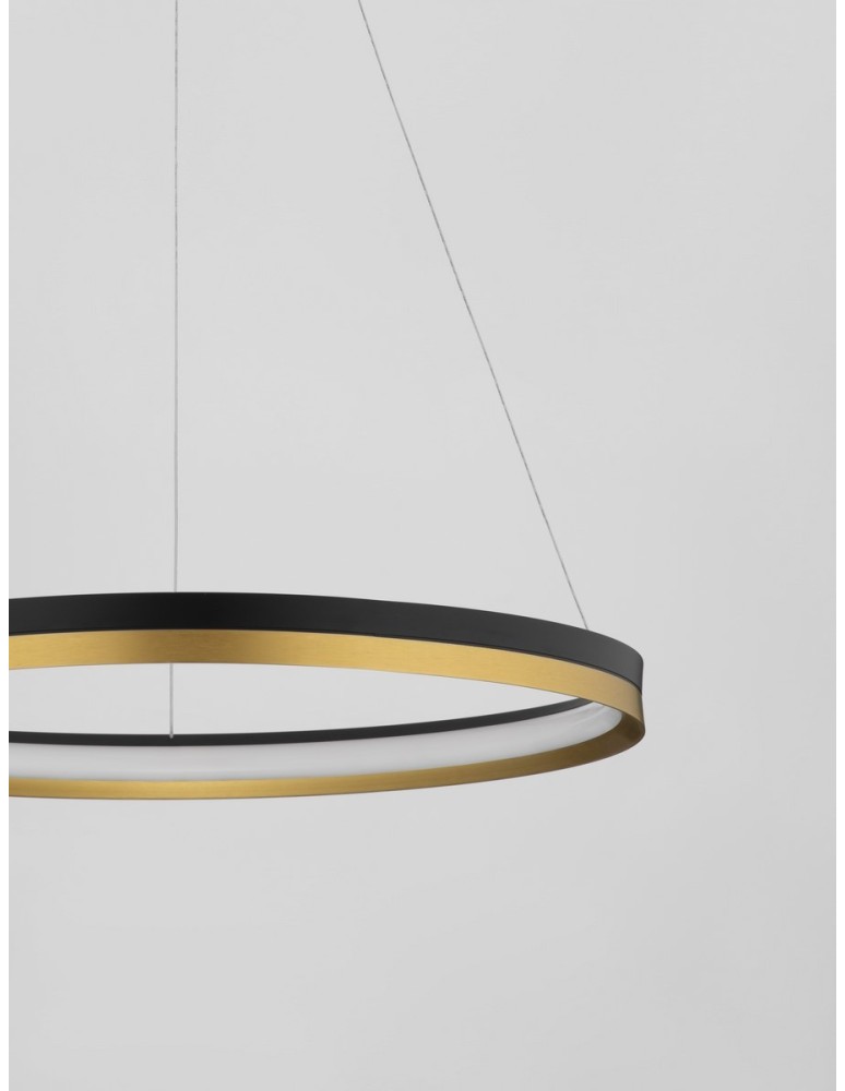 Pendant lamps - Luces Exclusivas BANE Pendant Modern Black 1xLED max 33W 3000K LE43227 - product kolory-swiatla.pl 2