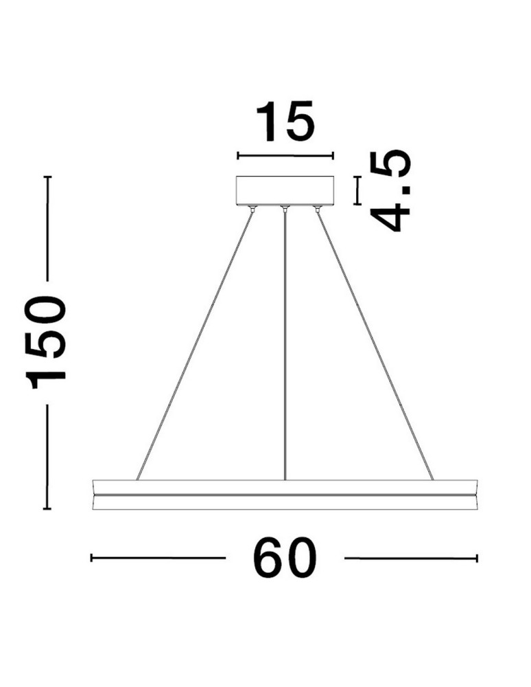 Pendant lamps - Luces Exclusivas BANE Pendant Modern Black 1xLED max 33W 3000K LE43227 - product kolory-swiatla.pl 3
