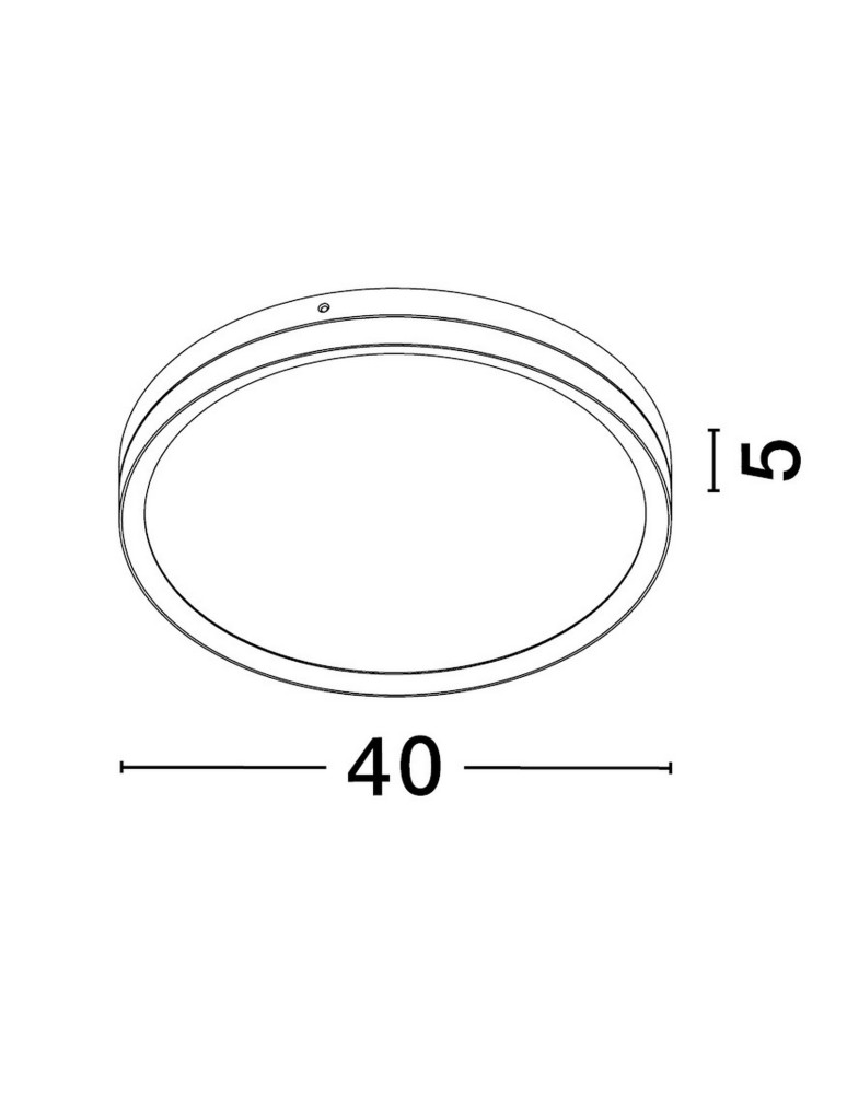 Ceiling lamps - Luces Exclusivas BANE Modern Ceiling Black 1xLED max 31W 3000K LE43228 - product kolory-swiatla.pl 3