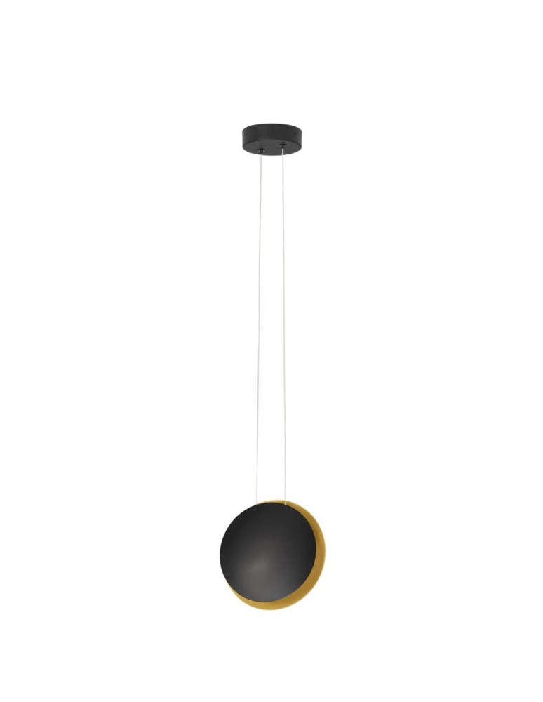 Pendant lamps - Luces Exclusivas BACA Pendant Modern Black 1xLED max 7W 3000K LE43230 - product kolory-swiatla.pl 1