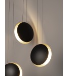 Pendant lamps - Luces Exclusivas BACA Pendant Modern Black 3xLED max 18W 3000K LE43231 - product 4