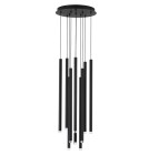 Pendant lamps - Luces Exclusivas BALA Pendant Modern Black 10xLED max 61W 3000K LE43233 - product 1