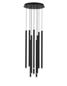 Luces Exclusivas BALA Pendant Modern Black 10xLED max 61W 3000K LE43233