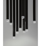Pendant lamps - Luces Exclusivas BALA Pendant Modern Black 10xLED max 61W 3000K LE43233 - product 2