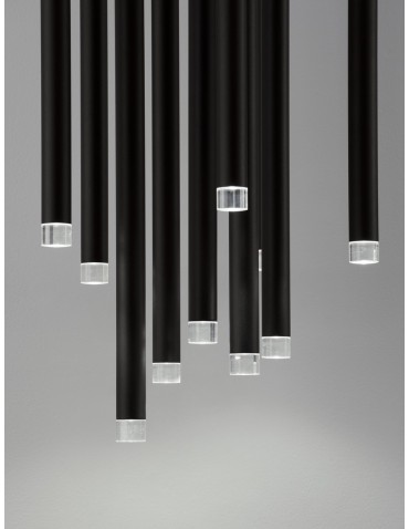 Luces Exclusivas BALA Wisząca Nowoczesna czarny 10xLED max 61W 3000K LE43233 - produkt 2