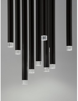 Luces Exclusivas BALA Pendant Modern Black 10xLED max 61W 3000K LE43233 - product 2