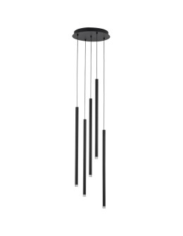 Luces Exclusivas BALA Pendant Modern Black 5xLED max 27W 3000K LE43234.