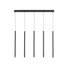 Pendant lamps - Luces Exclusivas BALA Pendant Modern Black 5xLED max 27W 3000K LE43237 - product 1