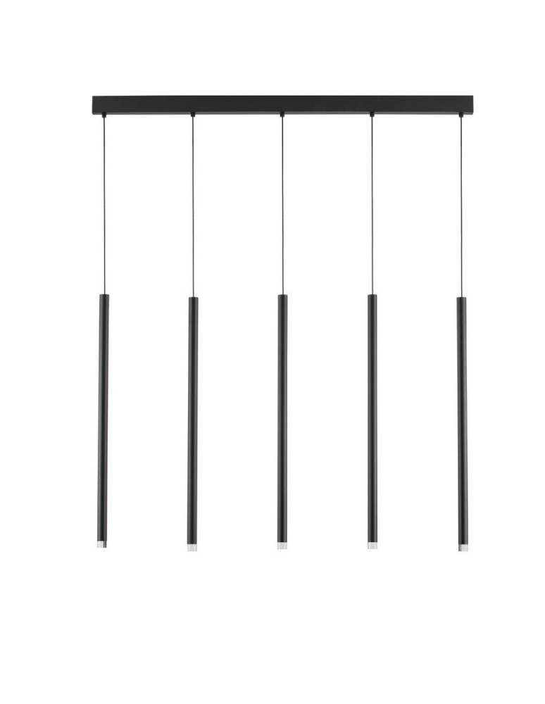 Pendant lamps - Luces Exclusivas BALA Pendant Modern Black 5xLED max 27W 3000K LE43237 - product kolory-swiatla.pl 1