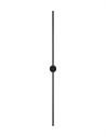 Luces Exclusivas TUNJA Ścienna Nowoczesna czarny 1xLED max 20W 3000K LE43242