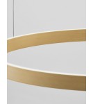 Lampy wiszące - Luces Exclusivas BARI Wisząca Nowoczesna złoty i odcienie złota 1xLED max 77W 3000K LE43250 - produkt 2