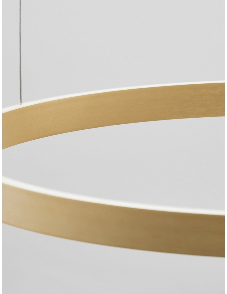 Pendant lamps - Luces Exclusivas BARI Pendant Modern gold and gold shades 1xLED max 77W 3000K LE43250 - product kolory-swiatla.pl 2