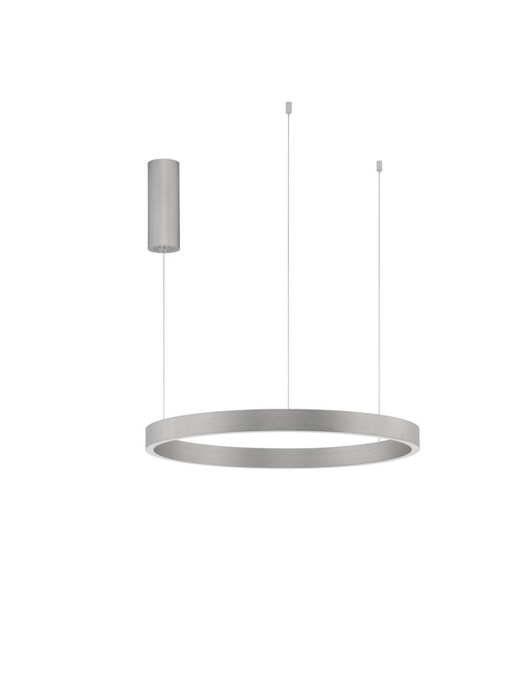 Pendant lamps - Luces Exclusivas BARI Pendant Modern silver and silver tones 1xLED max 60W 3000K LE43252 - product kolory-swiatla.pl 2