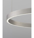 Pendant lamps - Luces Exclusivas BARI Pendant Modern silver and silver tones 1xLED max 77W 3000K LE43253 - product 2