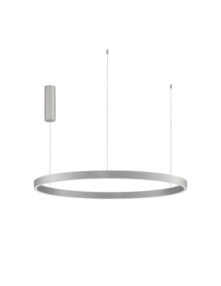 Pendant lamps - Luces Exclusivas BARI Pendant Modern silver and silver tones 1xLED max 106W 3000K LE43254 - product kolory-swiatla.pl 1
