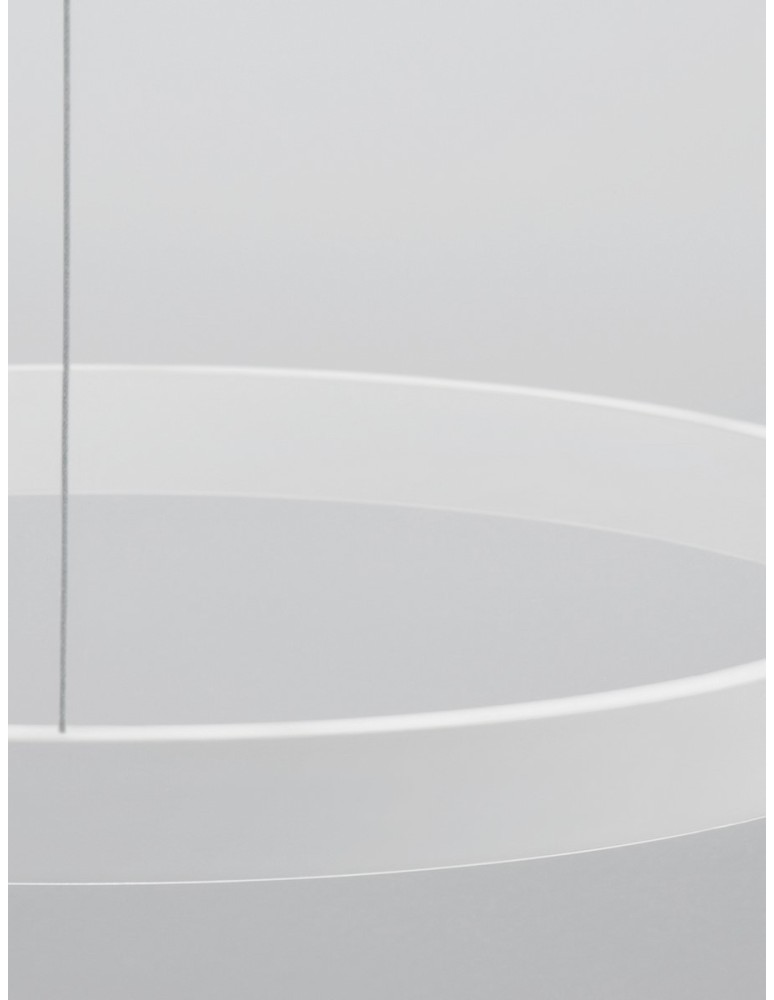 Pendant lamps - Luces Exclusivas BARI Pendant Modern White 1xLED max 60W 3000K LE43255 - product kolory-swiatla.pl 2