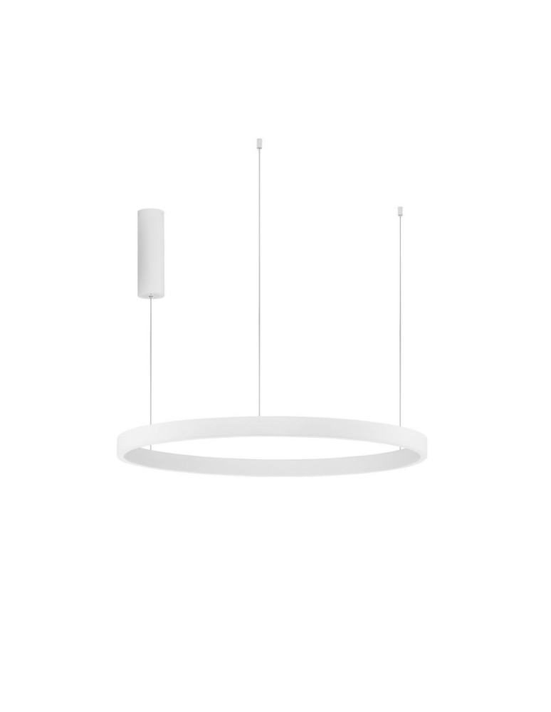 Pendant lamps - Luces Exclusivas BARI Pendant Modern White 1xLED max 77W 3000K LE43256 - product kolory-swiatla.pl 1