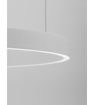 Pendant lamps - Luces Exclusivas BARI Pendant Modern White 1xLED max 77W 3000K LE43256 - product 2
