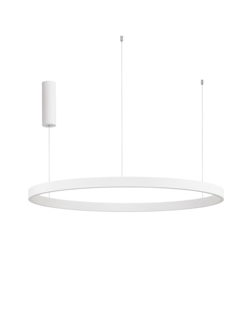 Pendant lamps - Luces Exclusivas BARI Pendant Modern White 1xLED max 106W 3000K LE43257 - product kolory-swiatla.pl 1