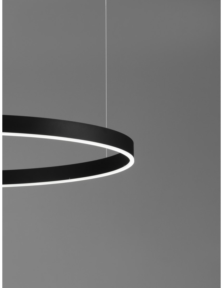 Pendant lamps - Luces Exclusivas DONDE Pendant Modern White 1xLED max 70W 2700-6000K LE43260 - product kolory-swiatla.pl 2