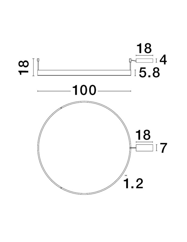 Ring ceiling lamps - Luces Exclusivas JACA Ceiling Modern Gold and shades of gold 1xLED max 60W 3000K LE43268 - product kolory-swiatla.pl 3