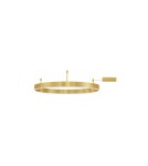 Ring ceiling lamps - Luces Exclusivas JACA Ceiling Modern Gold and shades of gold 1xLED max 50W 3000K LE43269 - product 1