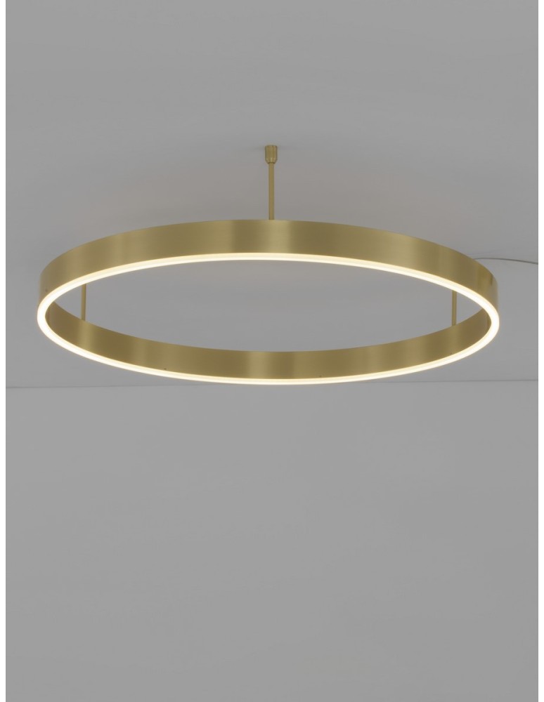 Ring ceiling lamps - Luces Exclusivas JACA Ceiling Modern Gold and shades of gold 1xLED max 50W 3000K LE43269 - product kolory-swiatla.pl 2