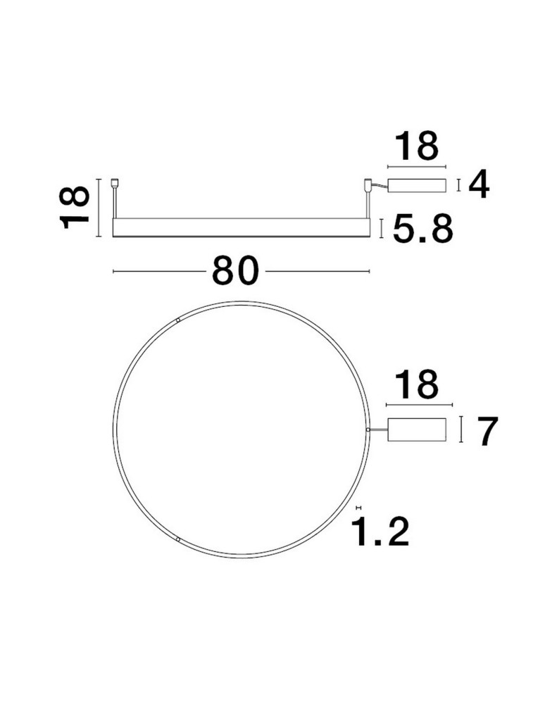 Ring ceiling lamps - Luces Exclusivas JACA Ceiling Modern Gold and shades of gold 1xLED max 50W 3000K LE43269 - product kolory-swiatla.pl 3