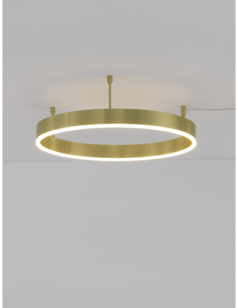 Ring ceiling lamps - Luces Exclusivas JACA Ceiling Modern Gold and shades of gold 1xLED max 45W 3000K LE43270 - product kolory-swiatla.pl 2