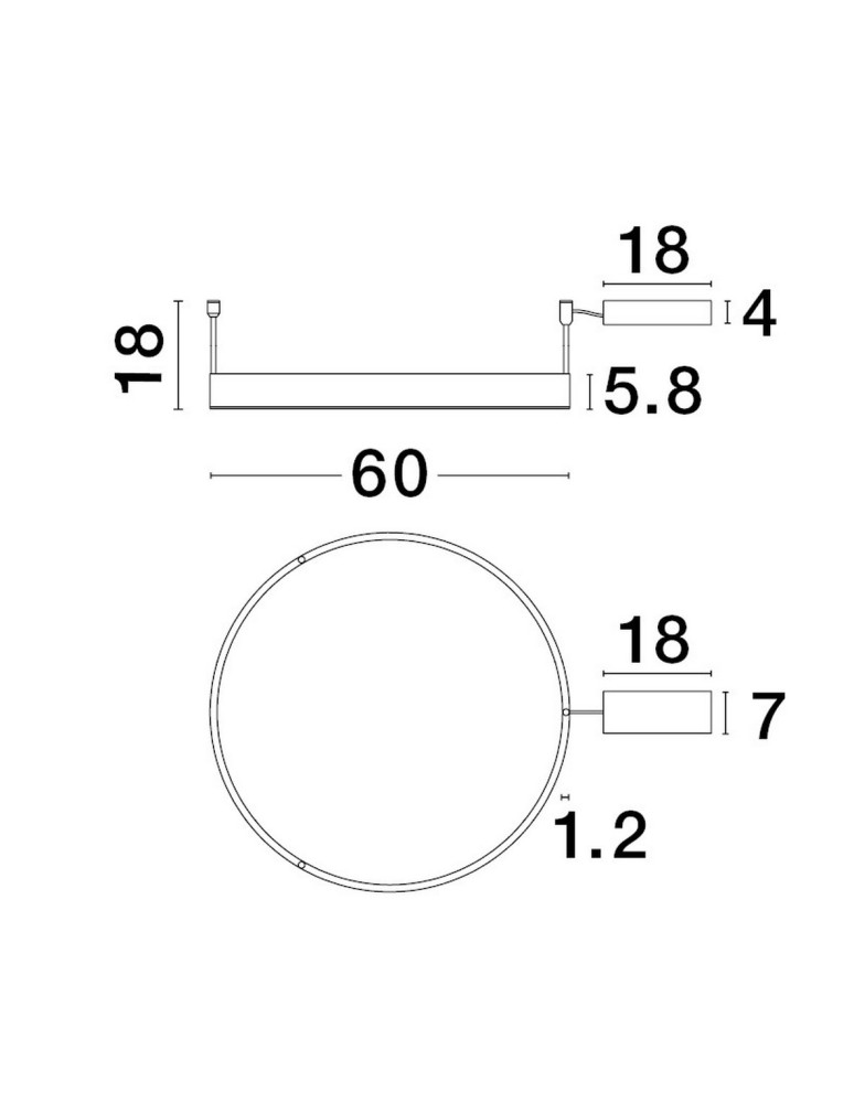 Ring ceiling lamps - Luces Exclusivas JACA Ceiling Modern Gold and shades of gold 1xLED max 45W 3000K LE43270 - product kolory-swiatla.pl 3