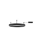 Ring ceiling lamps - Luces Exclusivas JACA Ceiling Modern Black 1xLED max 45W 3000K LE43271 - product 1