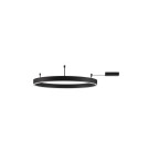 Ring ceiling lamps - Luces Exclusivas JACA Ceiling Modern Black 1xLED max 50W 3000K LE43272 - product 1