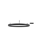 Ring ceiling lamps - Luces Exclusivas JACA Modern Ceiling Black 1xLED max 60W 3000K LE43273 - product 1
