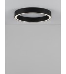 Ring ceiling lamps - Luces Exclusivas MILPA Modern Ceiling Black 1xLED max 40W 3000K LE43277 - product 2