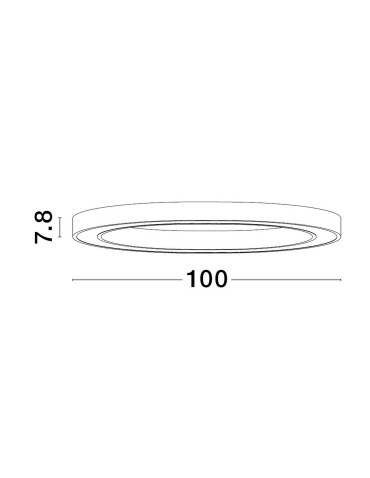 Luces Exclusivas MILPA Wisząca Nowoczesna czarny 1xLED max 60W 3000K LE43279 - produkt 2